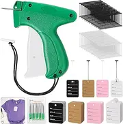 Tagging Gun for Clothing, 3430 Price Tag Attacher Gun Kit with 400 Clothing Labels, 3024 pcs Barbs Fasteners and 6 Needles Retail Tagging Gun for Shops, Boutiques, Warehouse and Yard Sale Hang Tag Gun