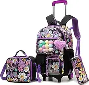 [HTgroce] School Bag Trolley, School Bag Trolley School Bag with Wheels for