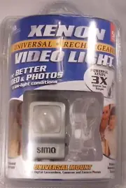 Sima SL-9X 3W Xenon Video Light Rechargeable & Universal for Camcorders Cameras