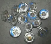 Pressure Gauge 1000 PSI/70 BAR 1-1/4" Dial Display 1/8" BSPT (Qty-13) (Q-6)