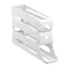 Fridge Egg Holder Fortress Organizer Capacity Storage Box with Four Tiers