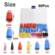 Multi Colored Silicone Cone Plugs Kit for Construction and Electronics
