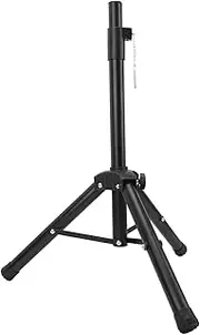 Speaker Tripod Stands, Height Adjustable Triangle Speaker Stands with Non-Slip Rubber Base, Speaker Mounts for Studio, Stage, Home, Outdoor Use (62-120cm, Black)