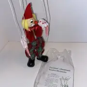 Fairyland International Wooden Puppet marionette Clown