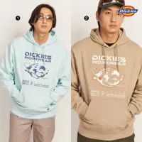 在飛比找momo購物網優惠-【Dickies】男女款連帽大學T/寬版大學T(多款任選)