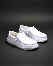 [HEYDUDE] HEYDUDE Men's Wally Stretch Canvas Shoes Size 4 4 Multicolor