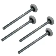 (4-Pack) Smooth Heavy Duty Quiet Nylon Roller with Cap for 2" Garage Door Tracks