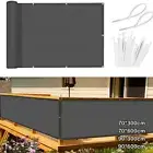 Garden Privacy Screen Cover Panel Waterproof Patio Shade Cloth Balcony Outdoor