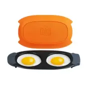 Quick-Heat Microwave Egg Cooker|Poacher|fryer,Multi-Use microwave egg maker f...