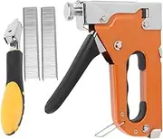Uonlytech 1set Heavy Duty Manual Nailer for Woodworking Multi-purpose Stapler Tool for Furniture Concrete and More Construction Safe Design Versatile Use Includes Nails