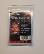 ULTRA PRO CARD SLEEVES SOFT SLEEVE REGULAR 35PT - 100PT - 1 PACK OF 100 SLEEVES