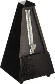 WITTNER wooden metronome Oak black matte finish 819 From Japan New