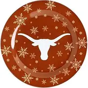 FOCO NCAA Unisex Snowflake Plastic Plate - 4 Pack
