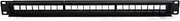 ENS 24 Port Blank Keystone Patch Panel, Wallmount or Rackmount Cat6 Network Patch Panel, 1U 19 inch RJ45 Patch Panel, Cat3/Cat4/Cat5/Cat5e/Cat6 Compatible for Gigabit Network Switch, Fast Ethernet