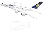 for Lufthansa 380 Aircraft Model Diecast Metal 1/400 Scale Planes 16cm