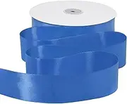Gliberli Royal Blue Satin Ribbon 1-1/2 inch X 100 Yards Fabric Large Ribbons for Gift Wrapping Bows Bouquet Sewing Craft Home Decor Hair Floral