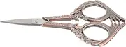 CIMAXIC Portable Thread Scissors for Beauty Stainless Steel Nose Hair Scissor Compact Eyebrow Scissors for Grooming