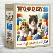 WOODEN CITY Doll Children's Jigsaw Puzzle 150 Pieces Animal Motif Gift Idea Kids