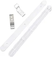 ABOOFAN 1 Set Plastic Drawer Slides Full Extension Storage Box Rail Kit Smooth Operation for Dresser Cabinet Easy Installation Flip Up Door Design Versatile Plastic Drawer Track