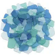 Sea Glass for Crafts - 14oz Frosted Seaglass Pieces - Vase Filler and Aquarium