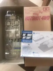 NEW TAMIYA VINTAGE 1/10 RC 58047 4WD HOT SHOT HOTSHOT BODY SET REAR WING DECALS