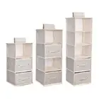 Hanging Closet Organizer Interlayer Drawer Type Waterproof Wardrobe Storage Bag