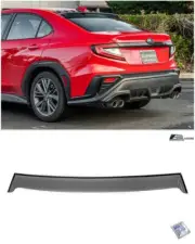 For 22-Up Subaru WRX | JDM Tinted Black Rear Lid Roof Window Visor Spoiler Kit