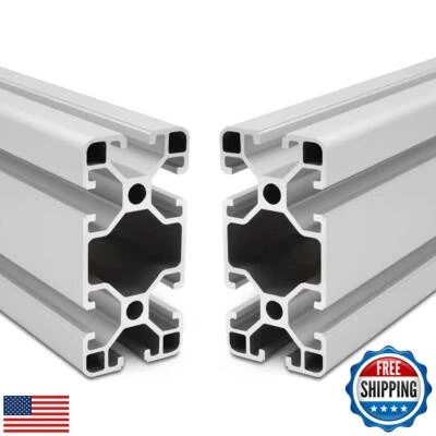 4080 T Slot Aluminum Extrusion for 3D Printer Parts and CNC DIY Silver 1220mm