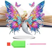 Home Stand up Gem Painting Craft Kit - Crystal Desktop Ornaments in Easter Bunny Shape - Desk Placement Ornament Creative Safe Crystal Art for Easter