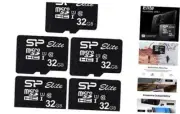 Silicon Power Elite 32GB 5-Pack MicroSD Card with Adapter 5x 32GB Class 10 U1