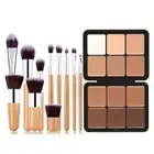 Professional Makeup Cream Contour Palette, 12 Colours Concearler Full Coverag...