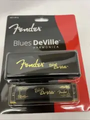 Fender Blues DeVille 10-Hole Diatonic Harmonica with Case, Key of G
