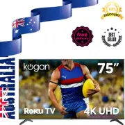 Kogan 75" LED 4K Smart AI Google TV - U95T, 75 Inch, TVs, TV & Home Theatre