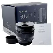 New VOIGTLANDER Nokton 50mm F1.2 FUJIFILM X Mount Lens Manual Focus