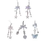 Sweet Bowknot Butterfly Pendant Phone Charm Chain Strap Bag Decoration Lanyard