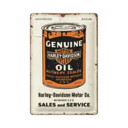 Nostalgic-Art Medium Metal Plaque/Sign Harley-Davidson Genuine Oil Can 20x30cm
