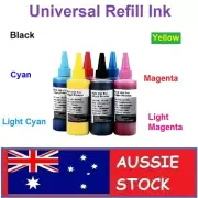 Universal Refill Premium Bulk Ink Dye Based 100ml for Epson Printers