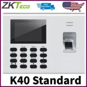 ZKteco K40 Access Control TCP/IP USB Clock Biometric Fingerprint Time Attendance