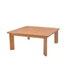NEW Timber Outdoor Coffee Table - Solid Eucalyptus Hardwood - Natural - Square