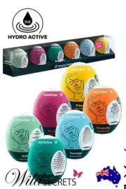 NEW Satisfyer Masturbator Eggs 6 Piece Set, Wild Secrets