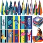 SmoothNovelty 10 Pcs Microfiber Oversized Beach Towels Pool Towel Bulk 59 x 2...