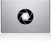 The Decal Guru 2056-MAC-13P-BLA Camera Shutter Decal Vinyl Sticker, Black, 13" MacBook Pro (2015 & Older)