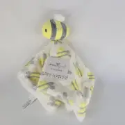 Dreamgro Bee Security Blanket Buddy Blankie Soft Plush Baby Lovey Dream Gro NWT