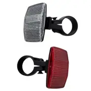 Reflective Bicycle Lights Front and Rear for 31 8mm For MTB Handlebars
