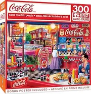 [MasterPieces] Coca-Cola 300 Puzzles Collection - Coca Cola Soda Fountain 300 Piece Jigsaw Puzzle