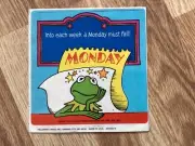 Vintage 80’s Hallmark Muppets KERMIT The Frog Sticker - Mondays!