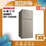 SANLUX 台灣三洋 ◆580公升一級能效變頻雙門冰箱(SR-V580B)