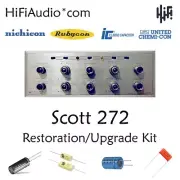 Scott 272 amplifier capacitor restoration repair upgrade rebuild kit