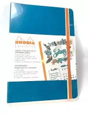 Rhodia Goalbook Dot Grid Notebook in Turquoise - 5.75 x 8.25 NEW 120 Sheets