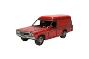 Boyle 28cm Vintage Holden HQ Sandman Car Metal Ornament Standing Home Decor Red